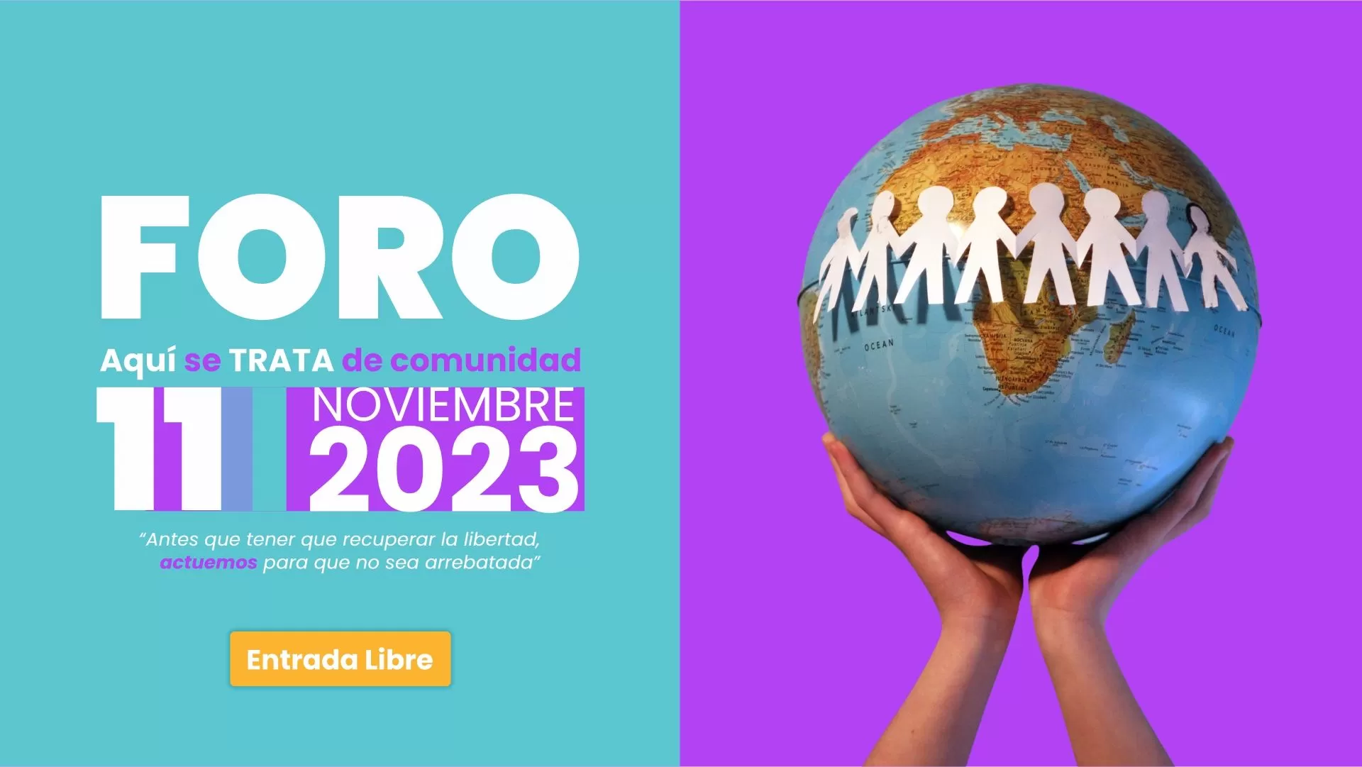 Foro: Aquí se trata de comunidad